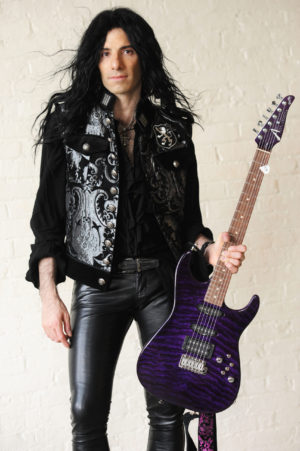 Mike Campese Promo, purple guitar - 7568