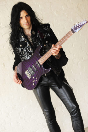 Mike Campese Promo, purple guitar - 7518