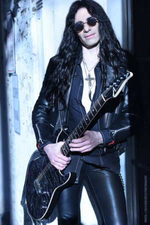 Mike Campese Promo Pic - Outside, leather.