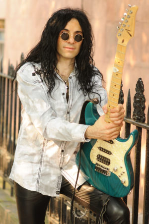 Mike Campese Outside Promo. Blue Guitar.