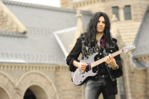 Mike Campese Promo, purple guitar - 7813.