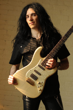 Mike Campese Promo. Yellow Guitar, pic 7664.