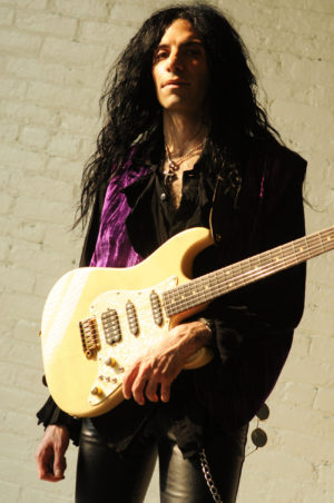 Mike Campese Promo, Yellow Guitar. Purple Vest.