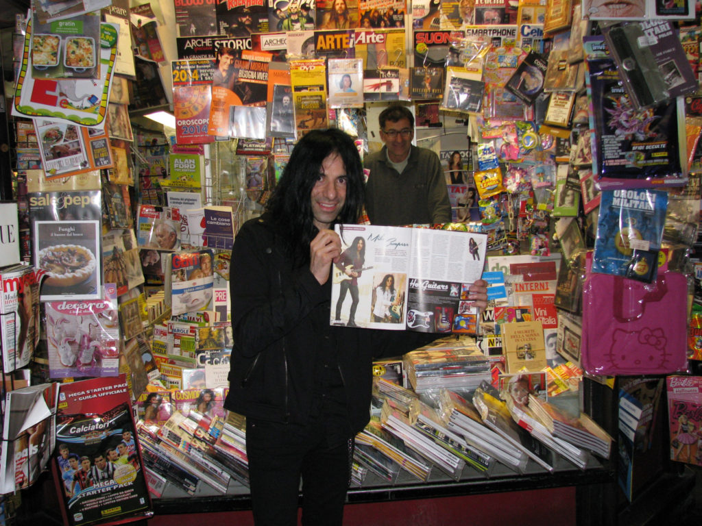 Mike Campese, Parma Italy. Guitar Club Magazine Feature.