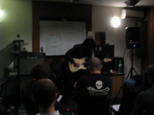 Mike Campese - Guitar Clinic in Treviso, Italy. Pic 14.