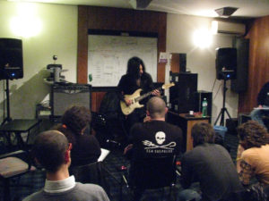 Mike Campese - Guitar Clinic in Treviso, Italy. Pic 17