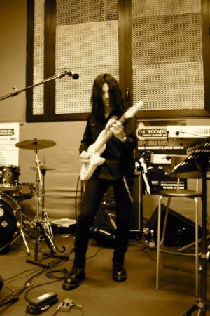 Mike Campese - Guitar Clinic in Parma, Italy. Pic 19.