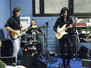 Mike Campese - Guitar Clinic in Parma, Italy. Pic 2.