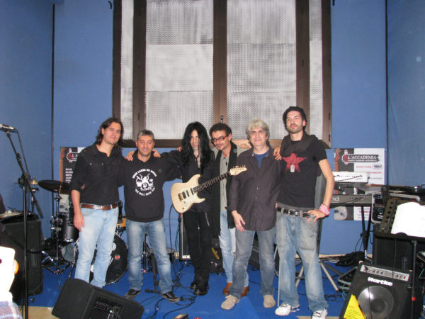 Mike Campese - Guitar Clinic in Parma, Italy. Pic 3.