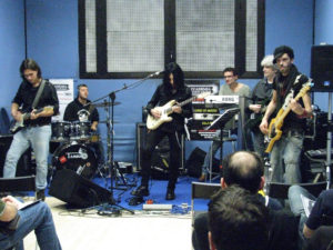 Mike Campese - Guitar Clinic in Parma, Italy. Pic 4.