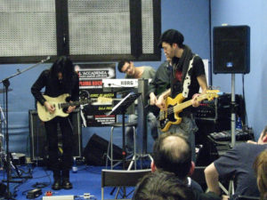 Mike Campese - Guitar Clinic in Parma, Italy. Pic 5.