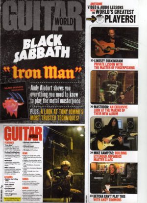 Guitar World 08, Holiday Issue. Mike Campese Lesson, Insert.