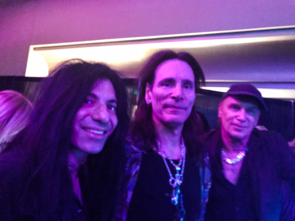 Mike Campese, Steve Vai and Billy Sheehan.