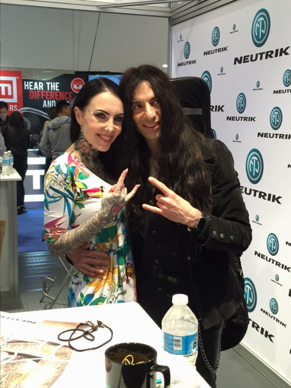 Mike Campese and Markani Terror at NAMM 2016.