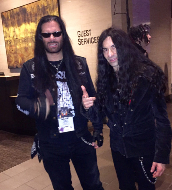 Mike Campese and Neil Turbin, Anthrax.