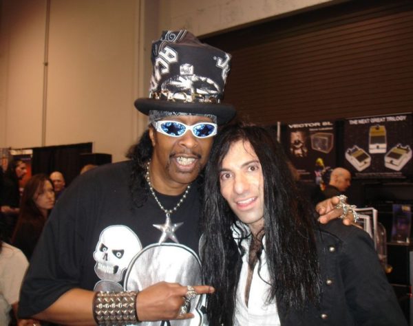 Mike Campese and Bootsy Collins.