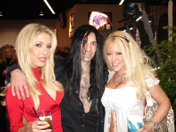 Mike Campese and Playboy Playmates.