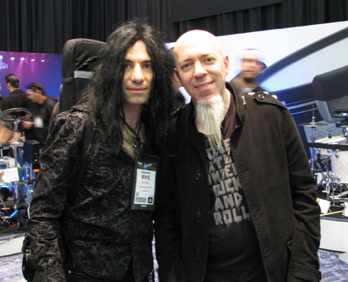 Jordan Rudess of Dream Theater and Mike Campese.