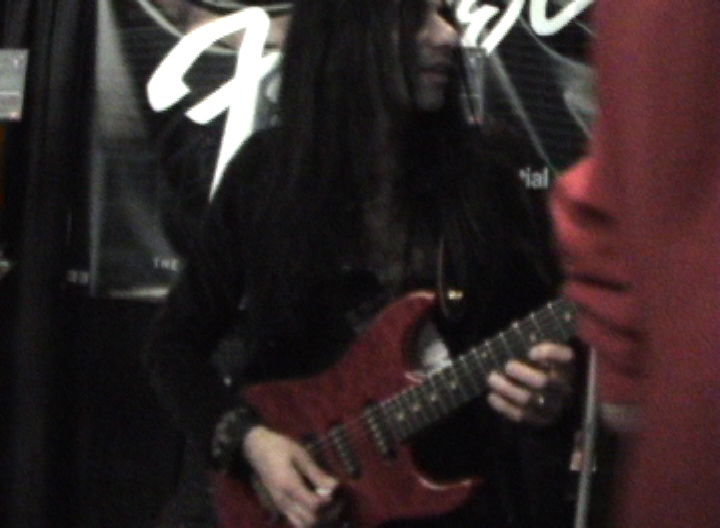 Mike Campese, Fender Booth, NAMM 09.