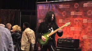 Mike Campese live at NAMM 2012, Seymour Duncan Booth.