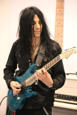 Mike Campese NAMM 2014 - GJ2 Guitars Booth.