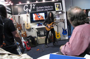 Mike Campese Playing at NAMM 2013 - GJ2 Guitars.