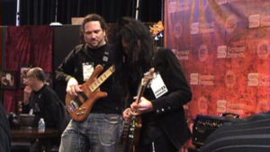Mike Campese and John Montalbano, Live at NAMM 2012 - Seymour Duncan Booth.