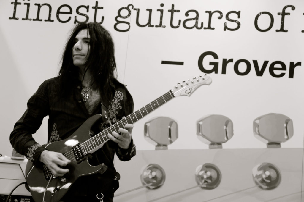 Mike Campese - NAMM 2014 - GJ2 Guitar Booth.