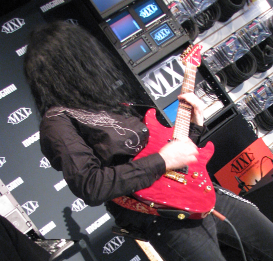Mike Campese NAMM 2011, Mogami Booth.