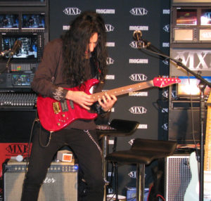 Mike Campese live at NAMM 2011 - Mogami Booth. Tapping.