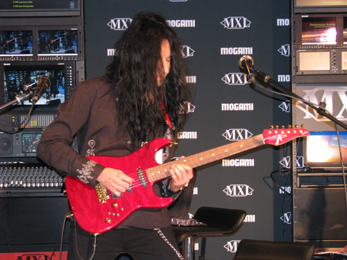 Mike Campese NAMM 2011 - Mogami Booth.