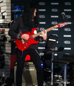 Mike Campese Live at NAMM 2011 - Mogami Booth. Red TA.