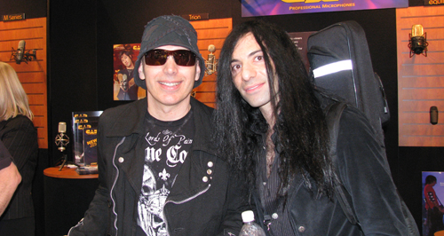 Mike Campese and Joe Satriani.