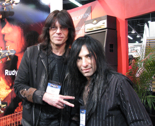 Mike Campese and Rudy Sarzo.