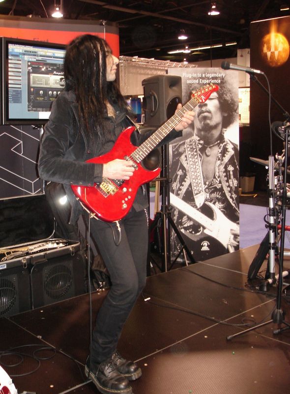 NAMM 07, Mike Campese IK Booth.
