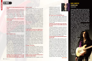 Mike Campese in Axe Magazine 188 - feature and Review of "Chameleon" cont.
