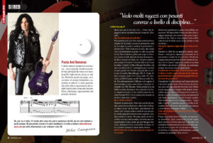 Mike Campese Axe Magazine 188, feature and Review of "Chameleon" cont.