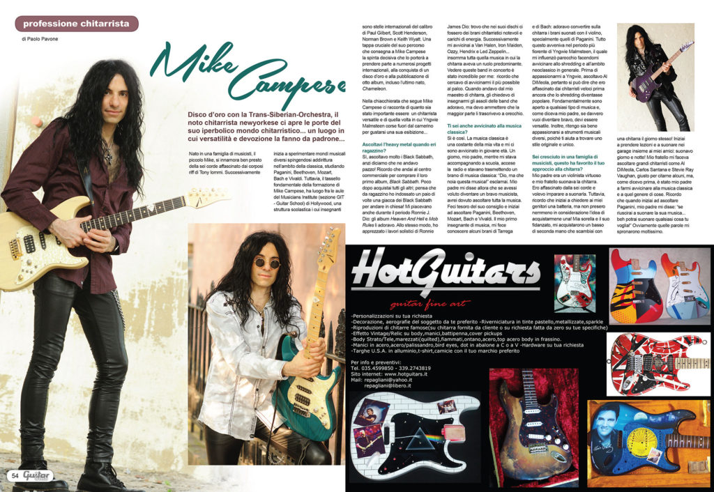 Mike Campese - Guitar Club 2013, feature.