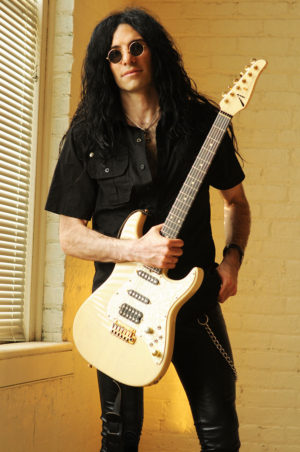 Mike Campese Promo. Yellow Guitar.