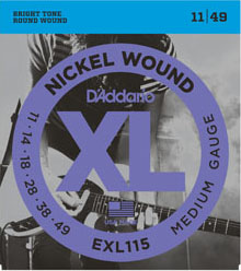 Mike Campese - D'Addario EXL115. Guitar Strings.