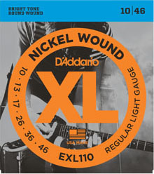 Mike Campese - D'Addario EXL110. Guitar Strings.