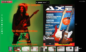Mike Campese - Axe Magazine Dec Issue - "The Meaning of Christmas" Backdrop.