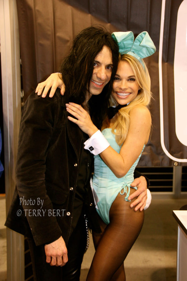 Mike Campese and Dani Mathers, Playboy Bunny.