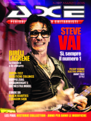 Axe Magazine 197. Steve Vai Cover. March 2015, Mike Campese Lesson.