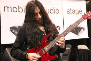 Mike Campese NAMM 2016 - Sonoma Wire Works Performance Pic.