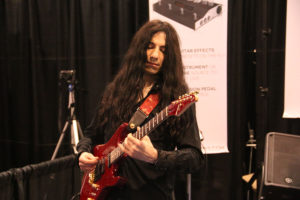 Mike Campese NAMM 2016, performance pic.