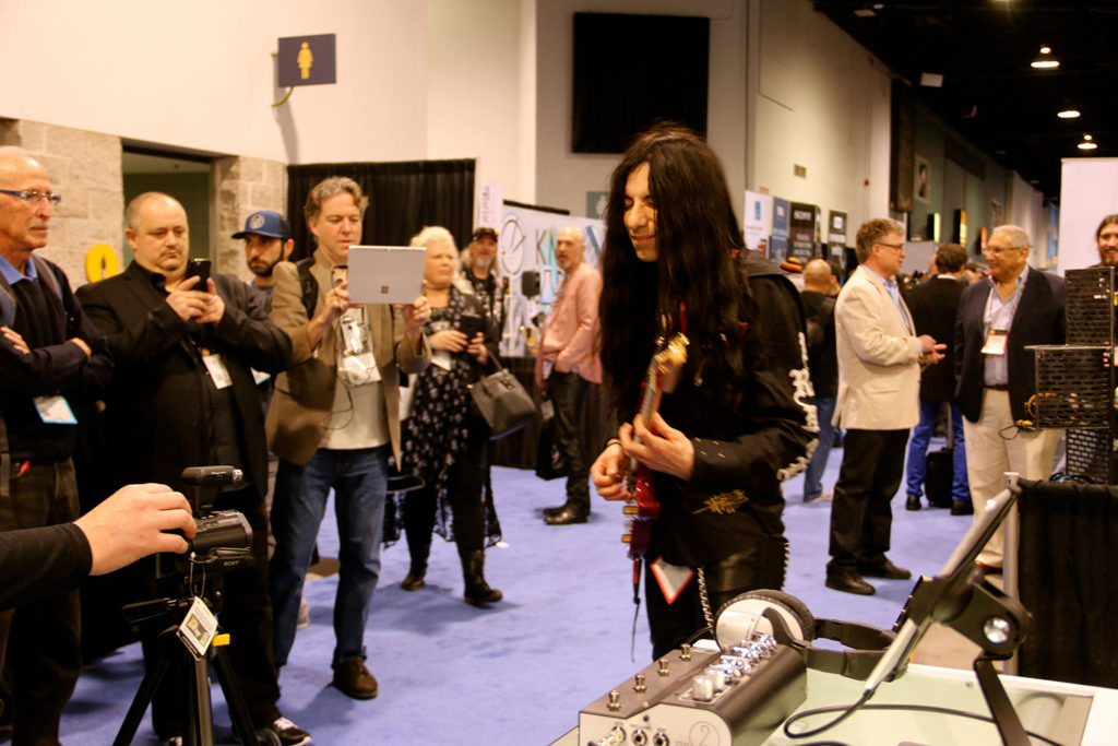 Mike Campese NAMM 2016 Performance Pic.