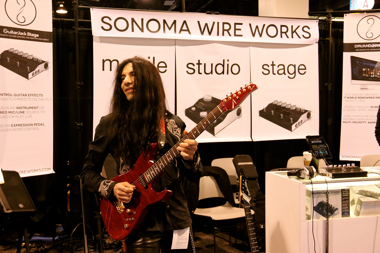 Mike Campese NAMM 2016, Sonoma Wire Works.