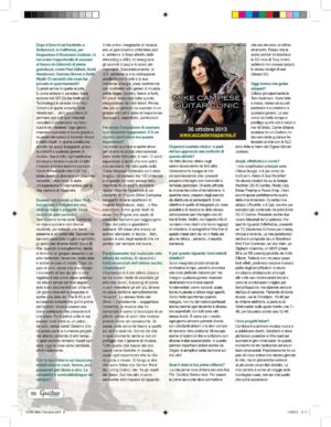 Page 55 - Mike Campese - Guitar Club Magazine interview - October 2013.