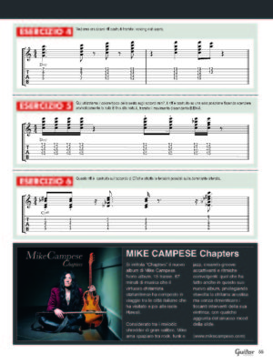 Guitar Club Magazine - Sept 2016 - Mike Campese Chapters promo.